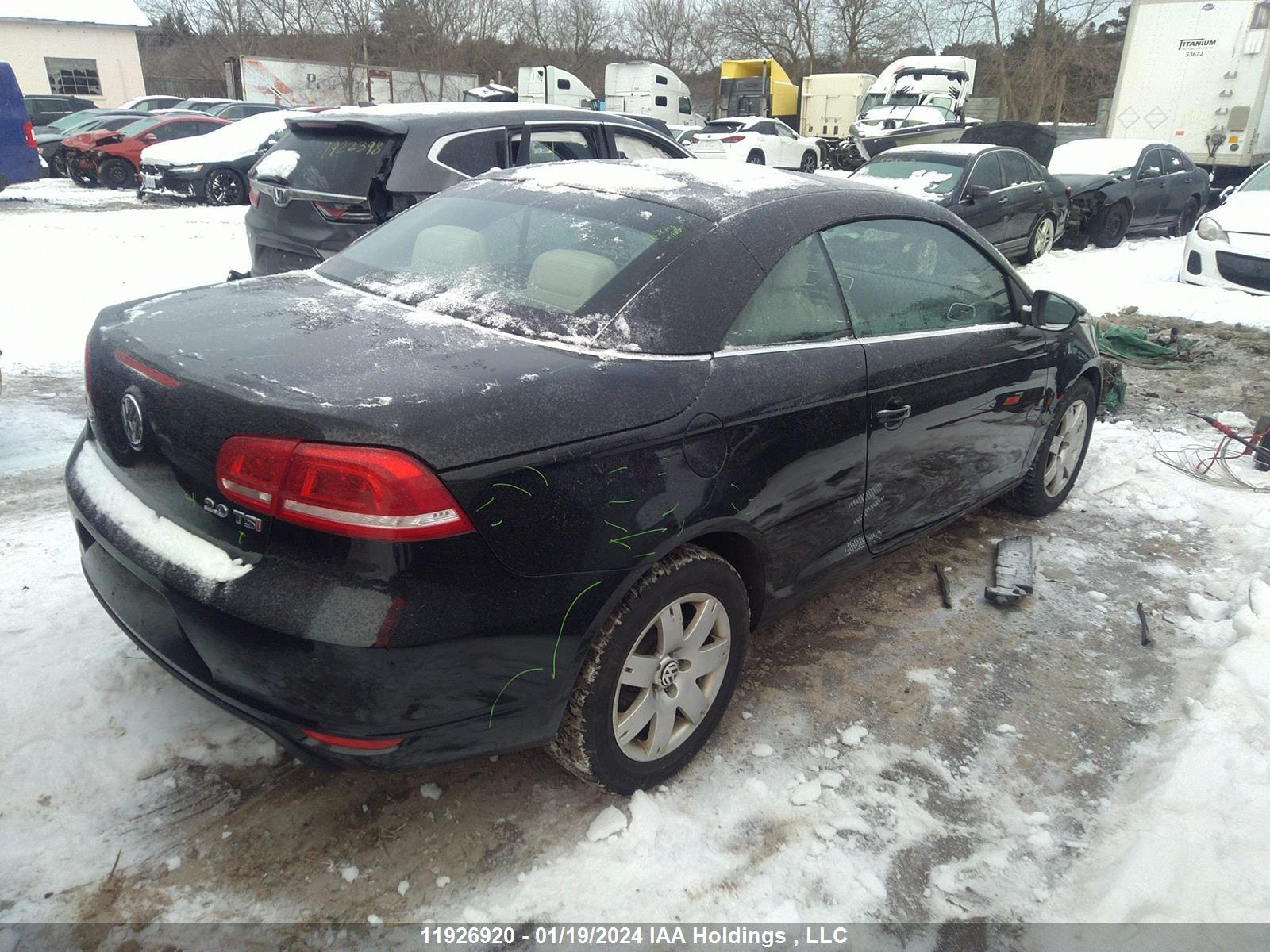 Photo 3 VIN: WVWHD8AH7DV007238 - VOLKSWAGEN EOS 