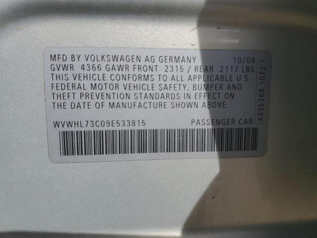 Photo 11 VIN: WVWHL73C09E533815 - VOLKSWAGEN CC 