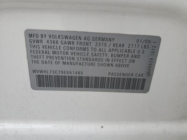 Photo 12 VIN: WVWHL73C79E551485 - VOLKSWAGEN CC 