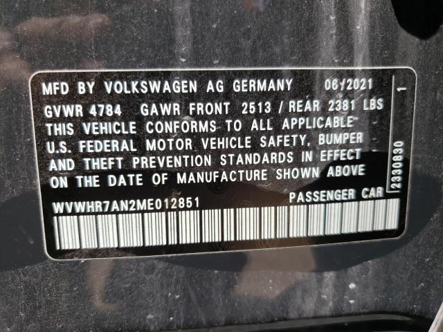 Photo 9 VIN: WVWHR7AN2ME012851 - VOLKSWAGEN ARTEON SEL 