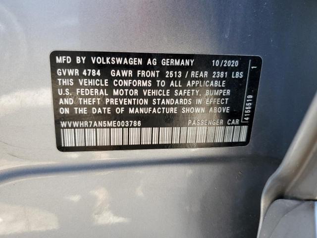 Photo 12 VIN: WVWHR7AN5ME003786 - VOLKSWAGEN ARTEON SEL 