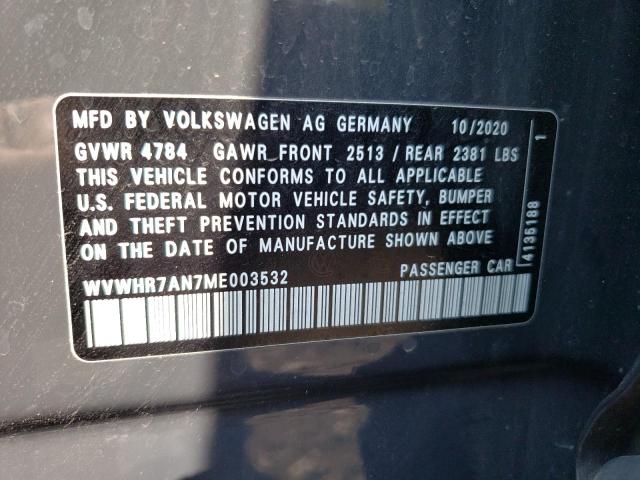 Photo 11 VIN: WVWHR7AN7ME003532 - VOLKSWAGEN ARTEON 