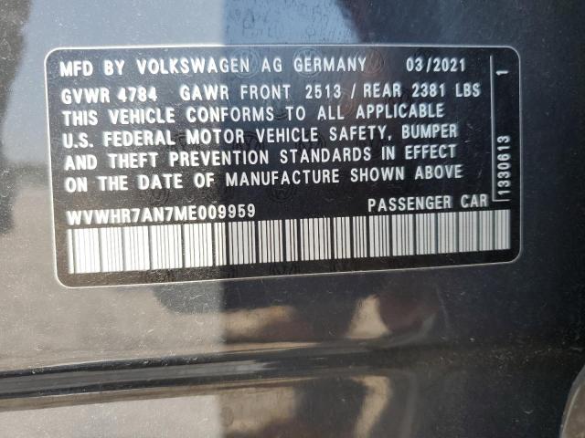 Photo 11 VIN: WVWHR7AN7ME009959 - VOLKSWAGEN ARTEON SEL 