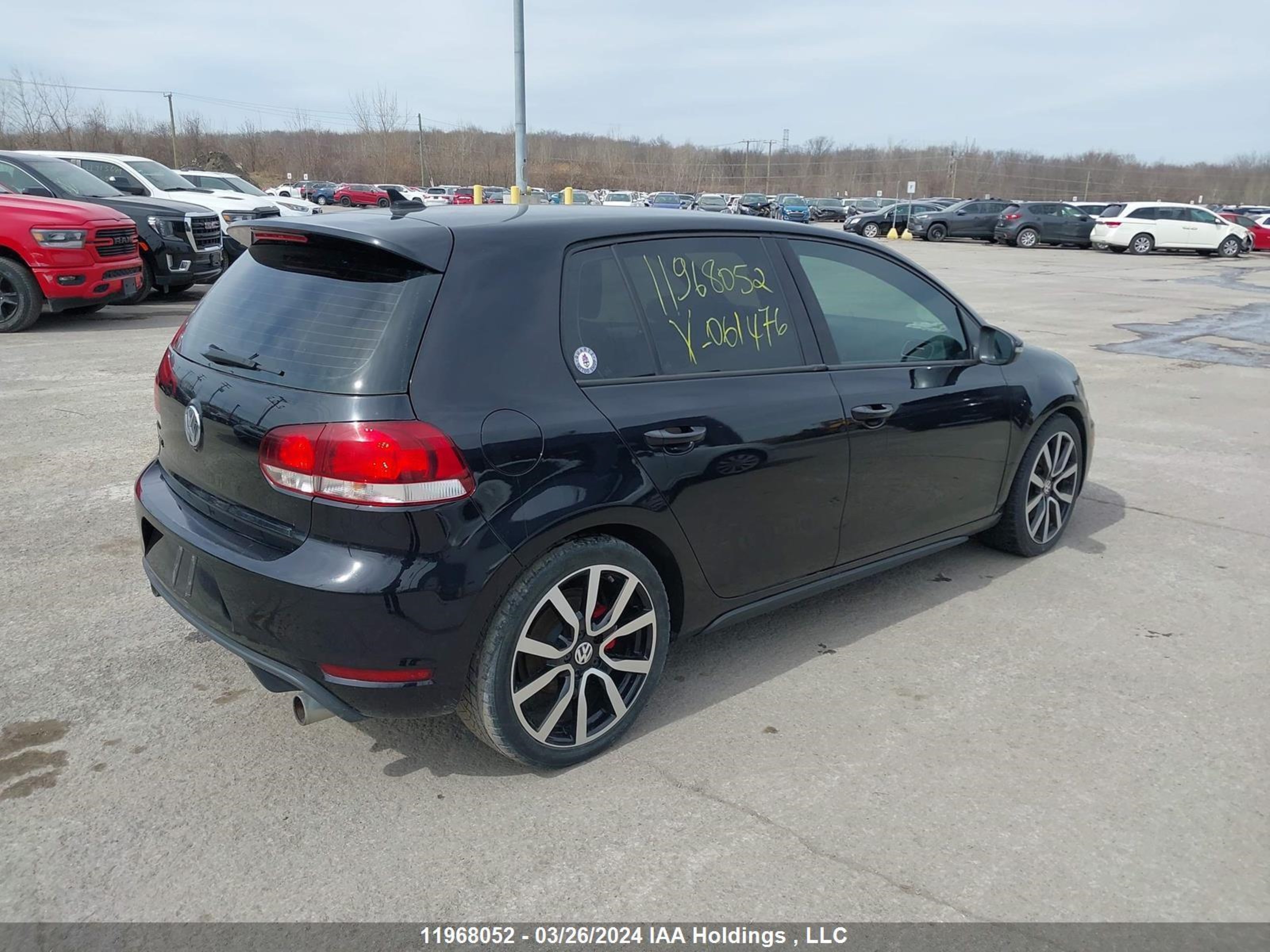 Photo 3 VIN: WVWHV7AJ1DW061476 - VOLKSWAGEN GOLF 