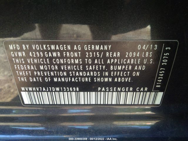 Photo 8 VIN: WVWHV7AJ7DW133698 - VOLKSWAGEN GTI 