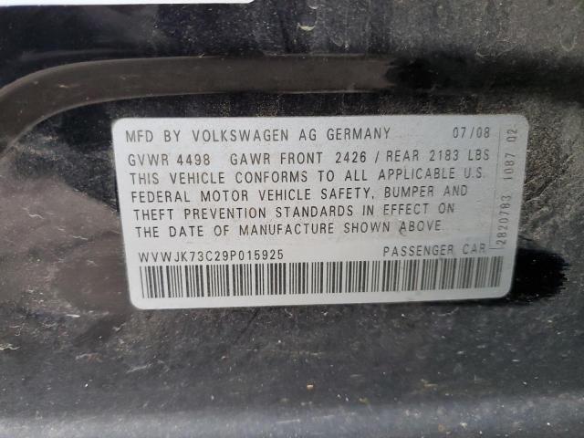 Photo 11 VIN: WVWJK73C29P015925 - VOLKSWAGEN PASSAT TUR 