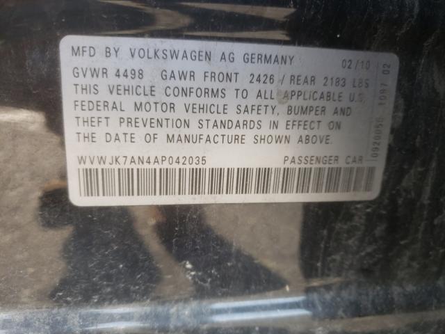 Photo 9 VIN: WVWJK7AN4AP042035 - VOLKSWAGEN PASSAT 