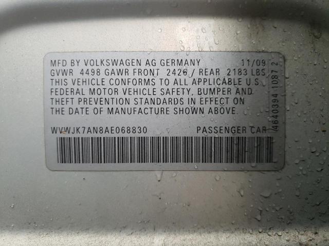 Photo 11 VIN: WVWJK7AN8AE068830 - VOLKSWAGEN PASSAT 