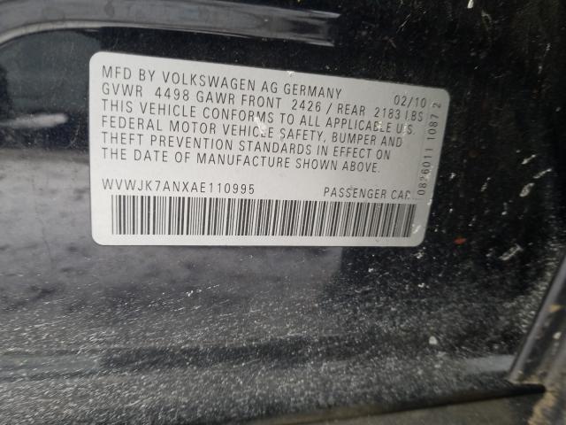 Photo 9 VIN: WVWJK7ANXAE110995 - VOLKSWAGEN PASSAT 