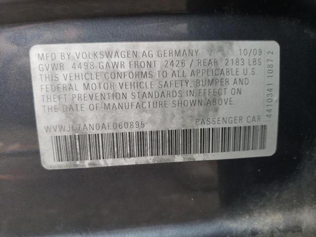 Photo 11 VIN: WVWJL7AN0AE060895 - VOLKSWAGEN PASSAT KOM 