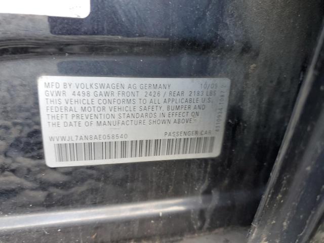 Photo 11 VIN: WVWJL7AN8AE058540 - VOLKSWAGEN PASSAT 