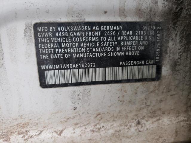 Photo 12 VIN: WVWJM7AN0AE162372 - VOLKSWAGEN PASSAT 