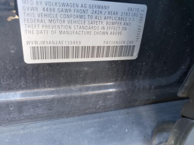 Photo 9 VIN: WVWJM9AN2AE139459 - VOLKSWAGEN PASSAT 