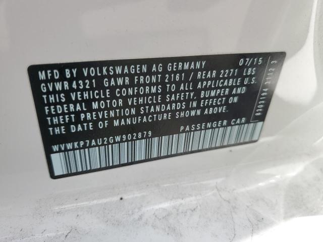 Photo 11 VIN: WVWKP7AU2GW902879 - VOLKSWAGEN GOLF 