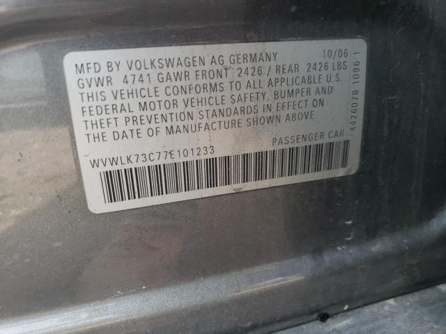 Photo 11 VIN: WVWLK73C77E101233 - VOLKSWAGEN PASSAT 