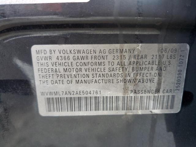 Photo 11 VIN: WVWML7AN2AE504761 - VOLKSWAGEN CC 