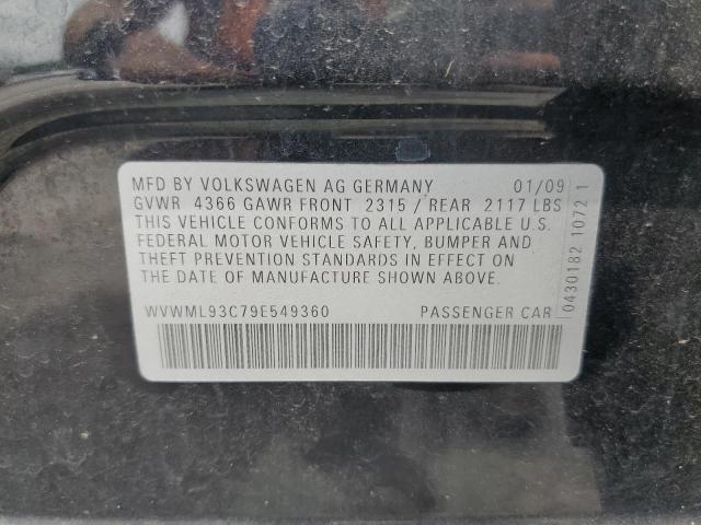 Photo 12 VIN: WVWML93C79E549360 - VOLKSWAGEN CC 