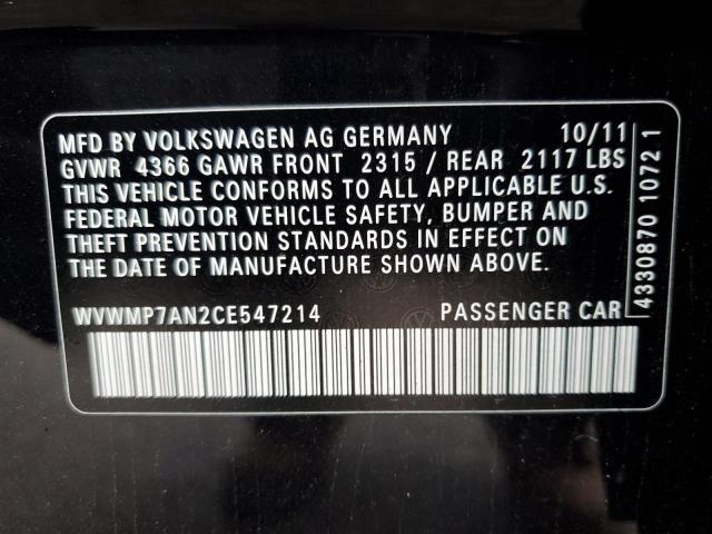 Photo 11 VIN: WVWMP7AN2CE547214 - VOLKSWAGEN CC 