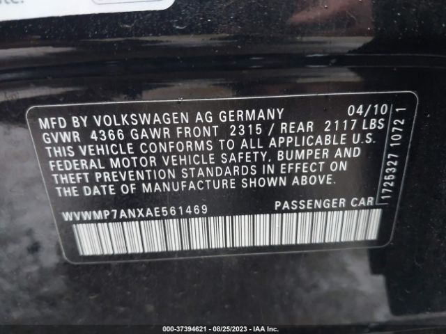 Photo 8 VIN: WVWMP7ANXAE561469 - VOLKSWAGEN CC 