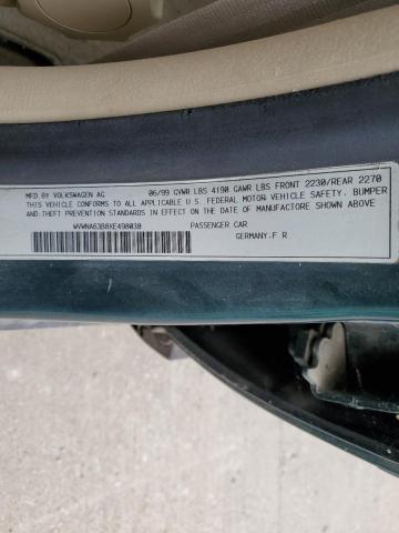 Photo 11 VIN: WVWNA63B8XE498030 - VOLKSWAGEN PASSAT 