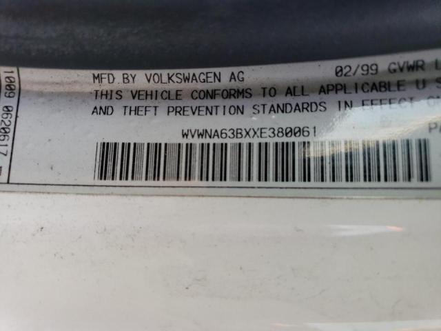 Photo 11 VIN: WVWNA63BXXE380061 - VOLKSWAGEN PASSAT 