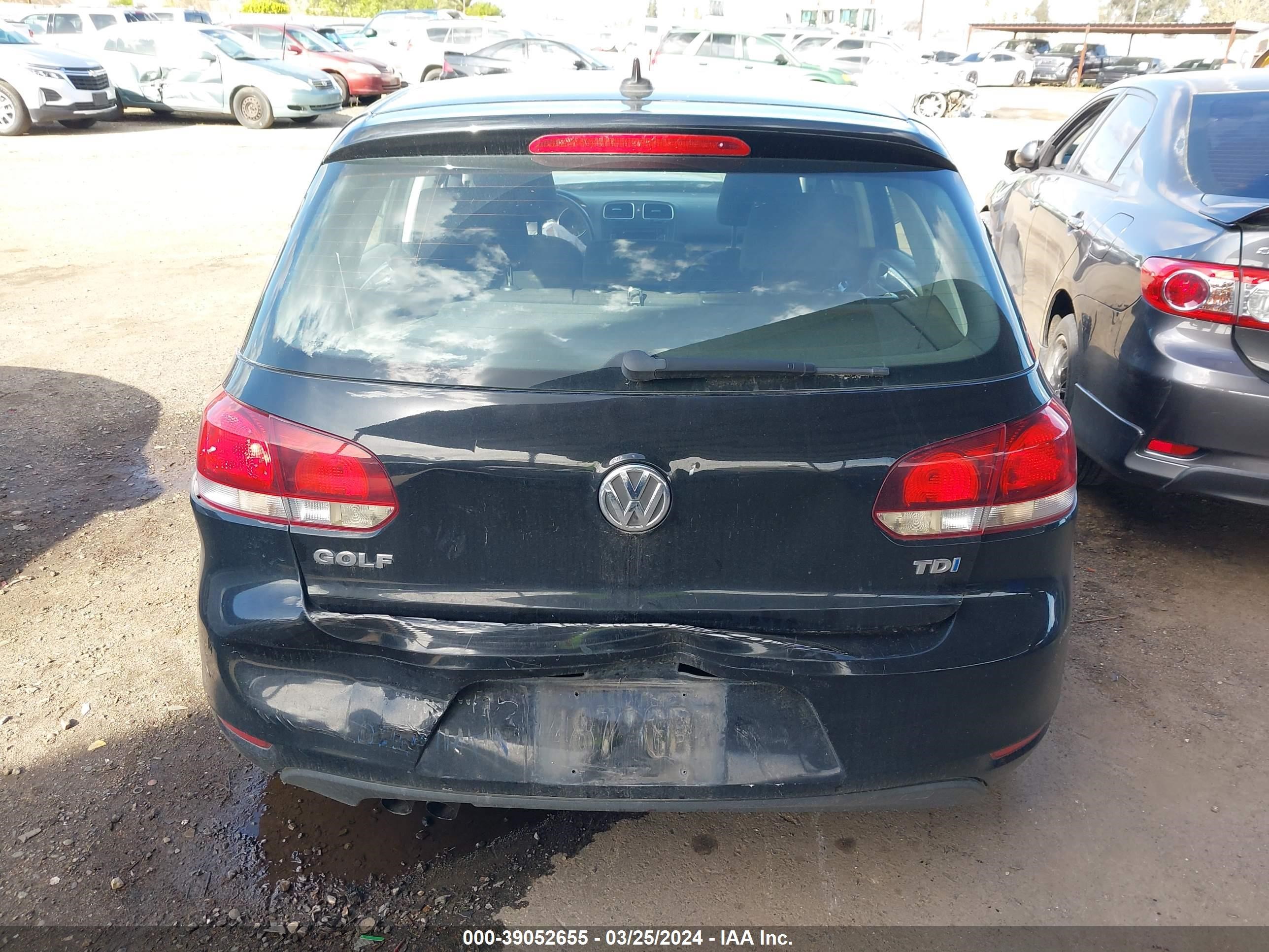 Photo 11 VIN: WVWNM7AJ5DW000959 - VOLKSWAGEN GOLF 