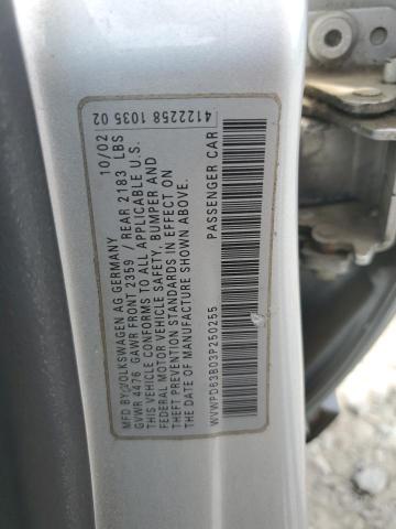 Photo 11 VIN: WVWPD63B03P250255 - VOLKSWAGEN PASSAT 