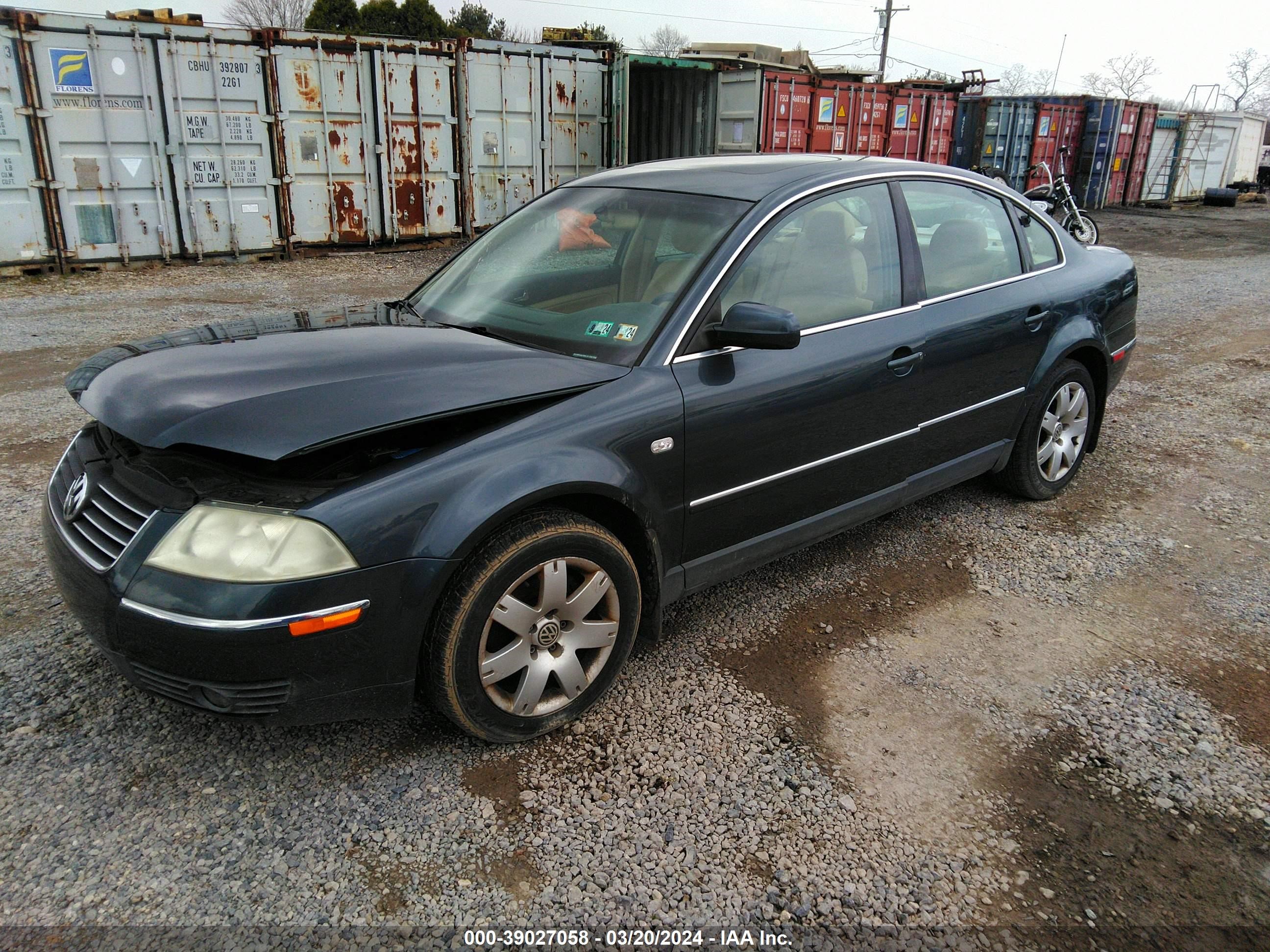 Photo 1 VIN: WVWRH63B81P198156 - VOLKSWAGEN PASSAT 