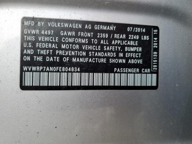 Photo 11 VIN: WVWRP7AN0FE804834 - VOLKSWAGEN CC 