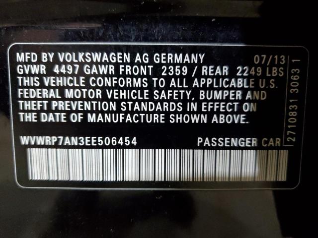 Photo 11 VIN: WVWRP7AN3EE506454 - VOLKSWAGEN CC 