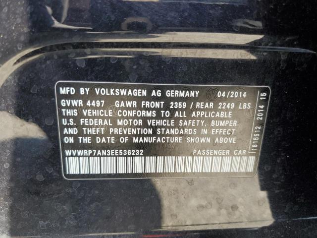 Photo 11 VIN: WVWRP7AN3EE536232 - VOLKSWAGEN CC 