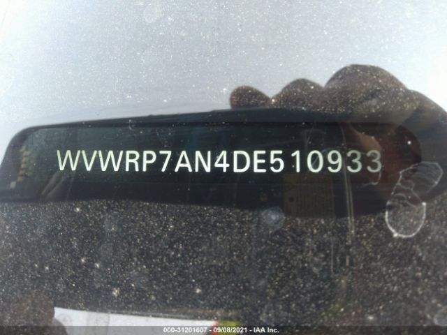 Photo 8 VIN: WVWRP7AN4DE510933 - VOLKSWAGEN PASSAT 