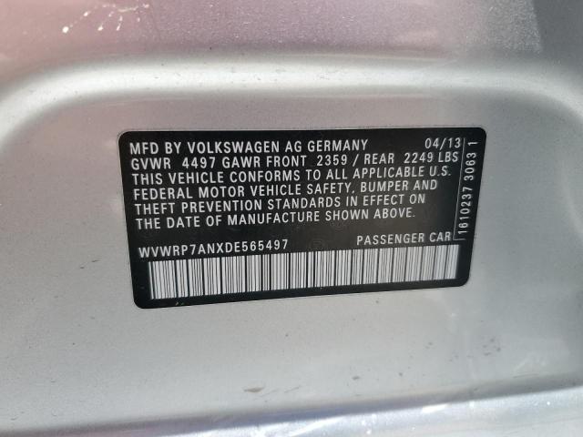 Photo 11 VIN: WVWRP7ANXDE565497 - VOLKSWAGEN CC 