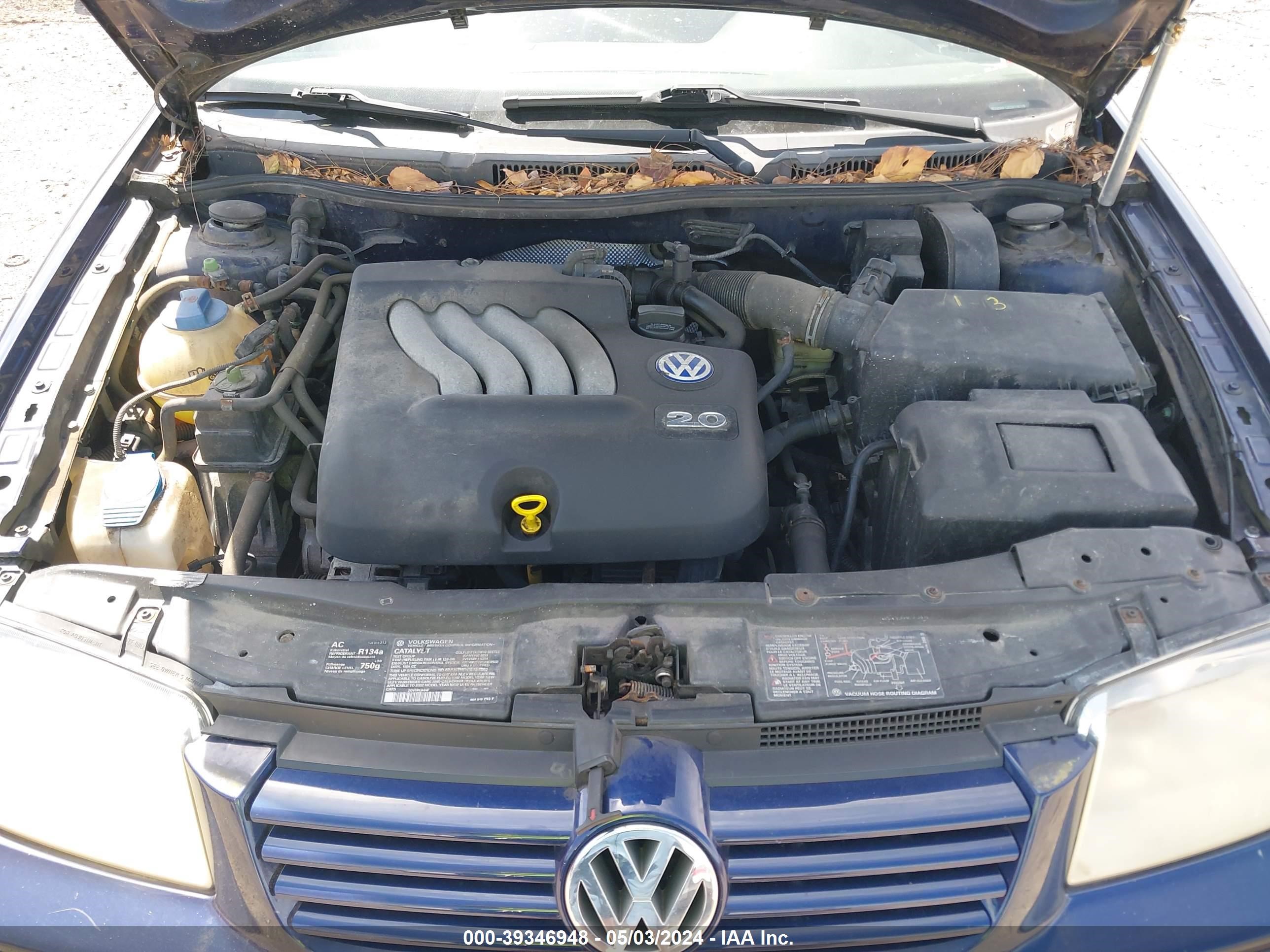 Photo 9 VIN: WVWSK61JX2W115119 - VOLKSWAGEN JETTA 