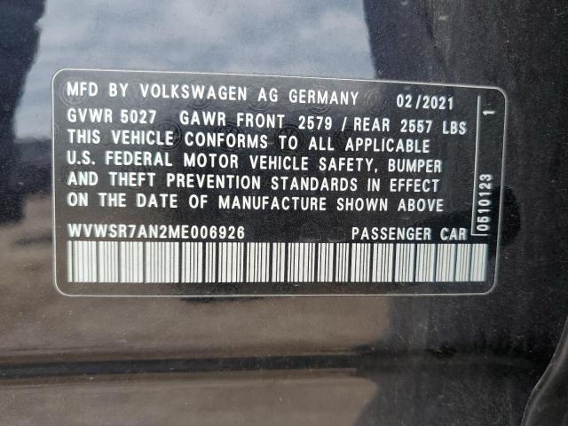 Photo 11 VIN: WVWSR7AN2ME006926 - VOLKSWAGEN ARTEON SEL 