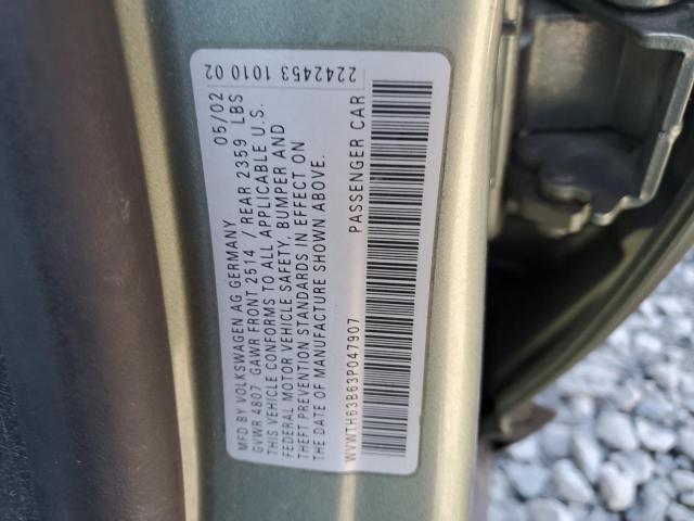 Photo 11 VIN: WVWTH63B63P047907 - VOLKSWAGEN PASSAT 