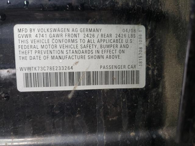 Photo 12 VIN: WVWTK73C78E233264 - VOLKSWAGEN PASSAT 