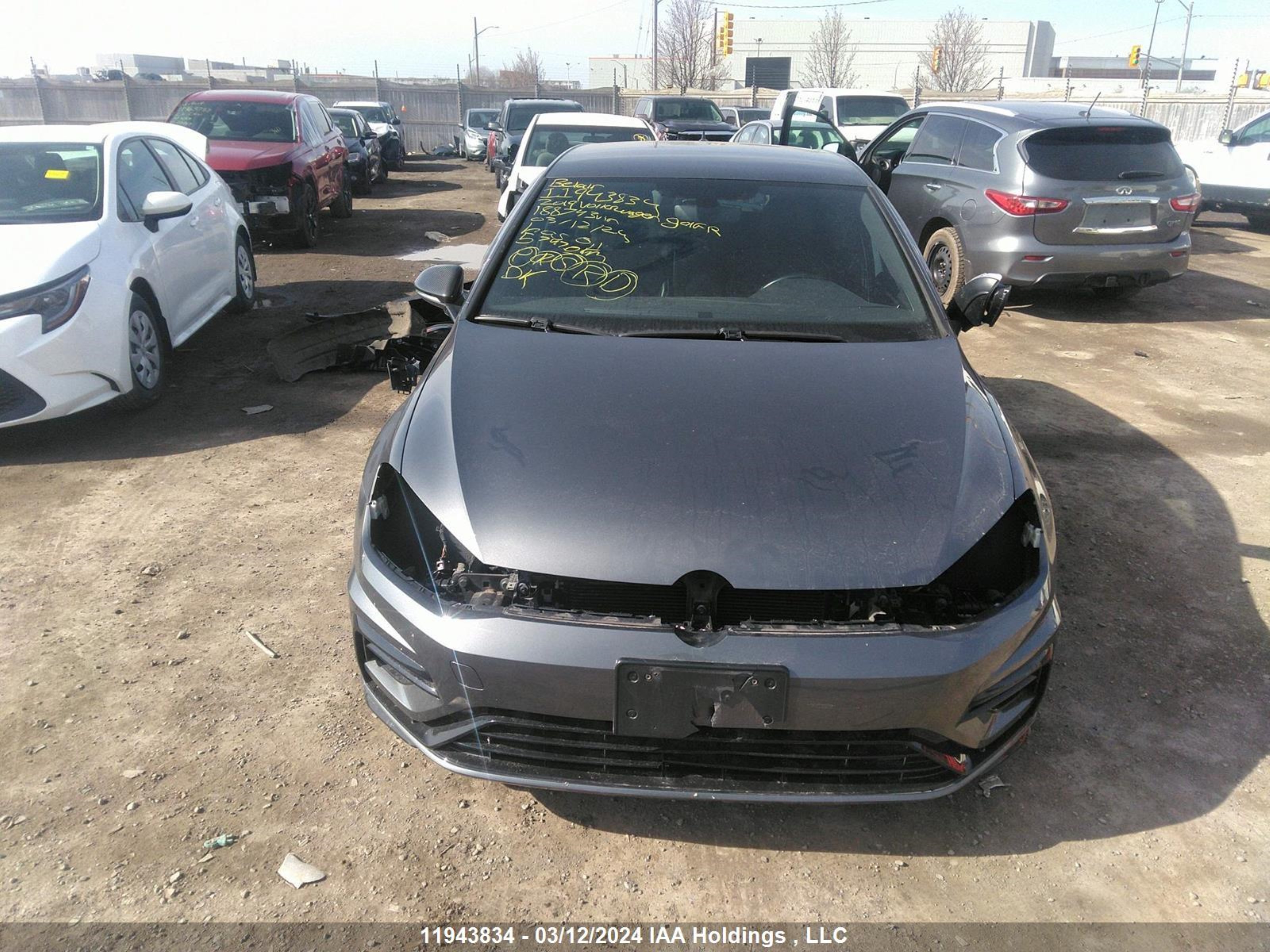 Photo 12 VIN: WVWVA7AU0KW188743 - VOLKSWAGEN GOLF 