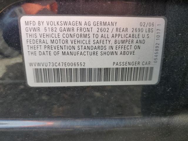 Photo 11 VIN: WVWVU73C47E006552 - VOLKSWAGEN PASSAT 3.6 