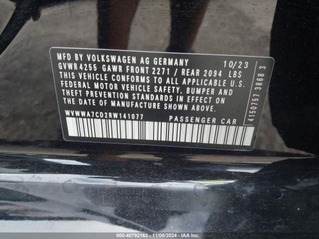 Photo 8 VIN: WVWWA7CD2RW141077 - VOLKSWAGEN GOLF GTI 