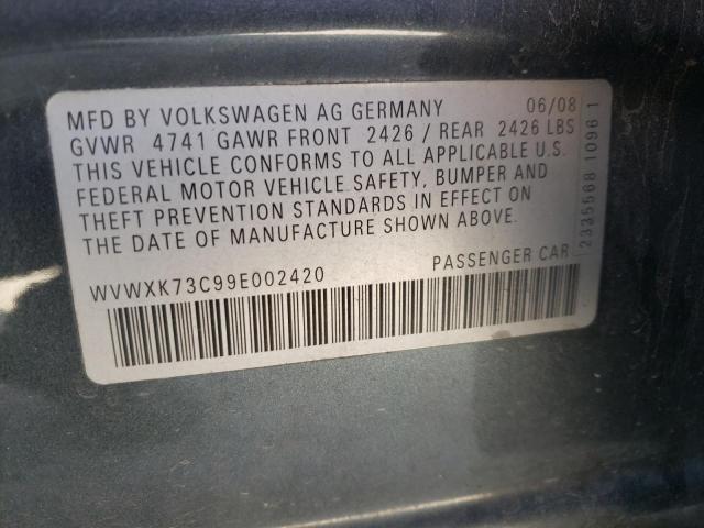 Photo 11 VIN: WVWXK73C99E002420 - VOLKSWAGEN PASSAT 