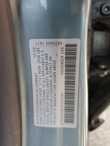 Photo 11 VIN: WVWZK63B03E223485 - VOLKSWAGEN PASSAT 