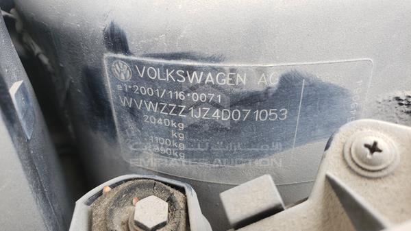 Photo 2 VIN: WVWZZZ1JZ4D071053 - VOLKSWAGEN GOLF 