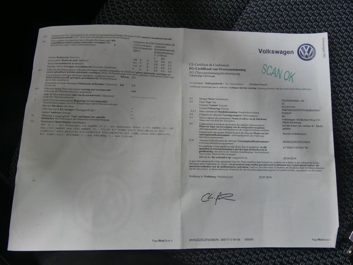 Photo 12 VIN: WVWZZZ3CZFE036676 - VOLKSWAGEN PASSAT 