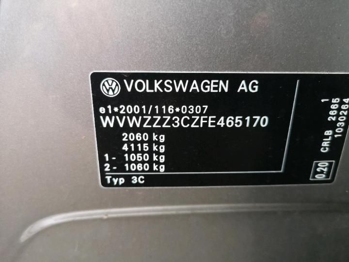 Photo 16 VIN: WVWZZZ3CZFE465170 - VOLKSWAGEN PASSAT 