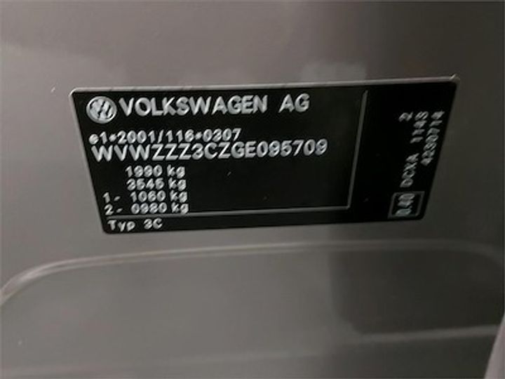 Photo 11 VIN: WVWZZZ3CZGE095709 - VOLKSWAGEN PASSAT 