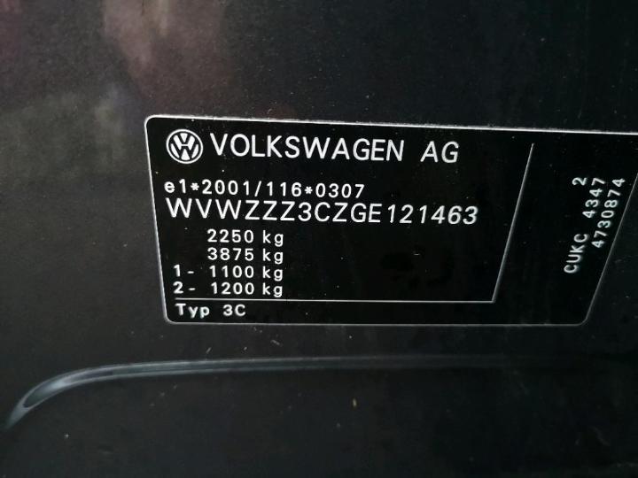 Photo 16 VIN: WVWZZZ3CZGE121463 - VOLKSWAGEN PASSAT 