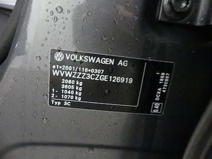 Photo 12 VIN: WVWZZZ3CZGE126919 - VOLKSWAGEN PASSAT 