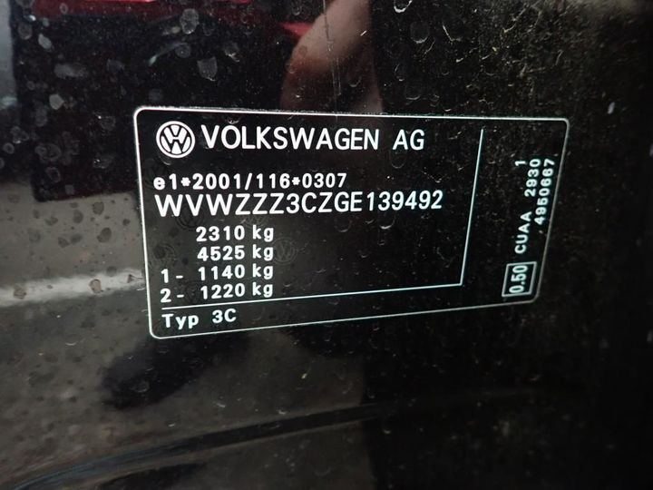 Photo 13 VIN: WVWZZZ3CZGE139492 - VOLKSWAGEN PASSAT 