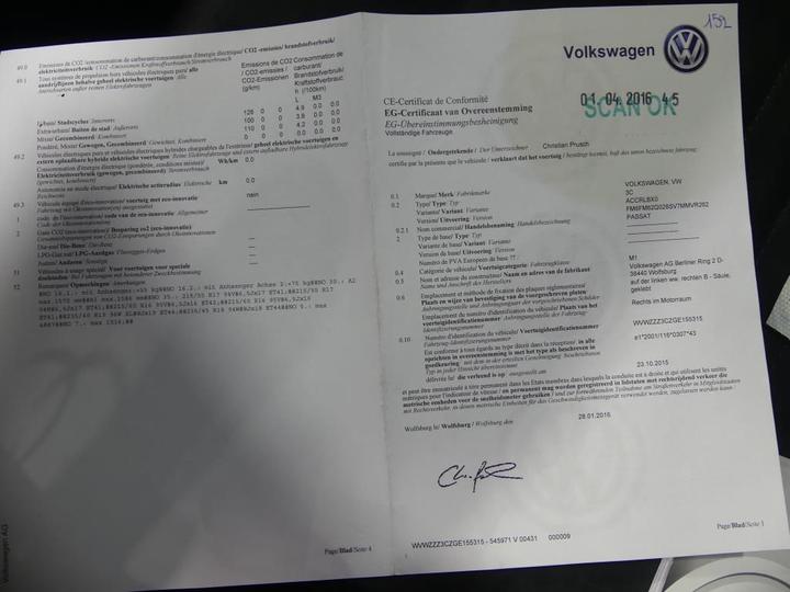 Photo 10 VIN: WVWZZZ3CZGE155315 - VOLKSWAGEN PASSAT 